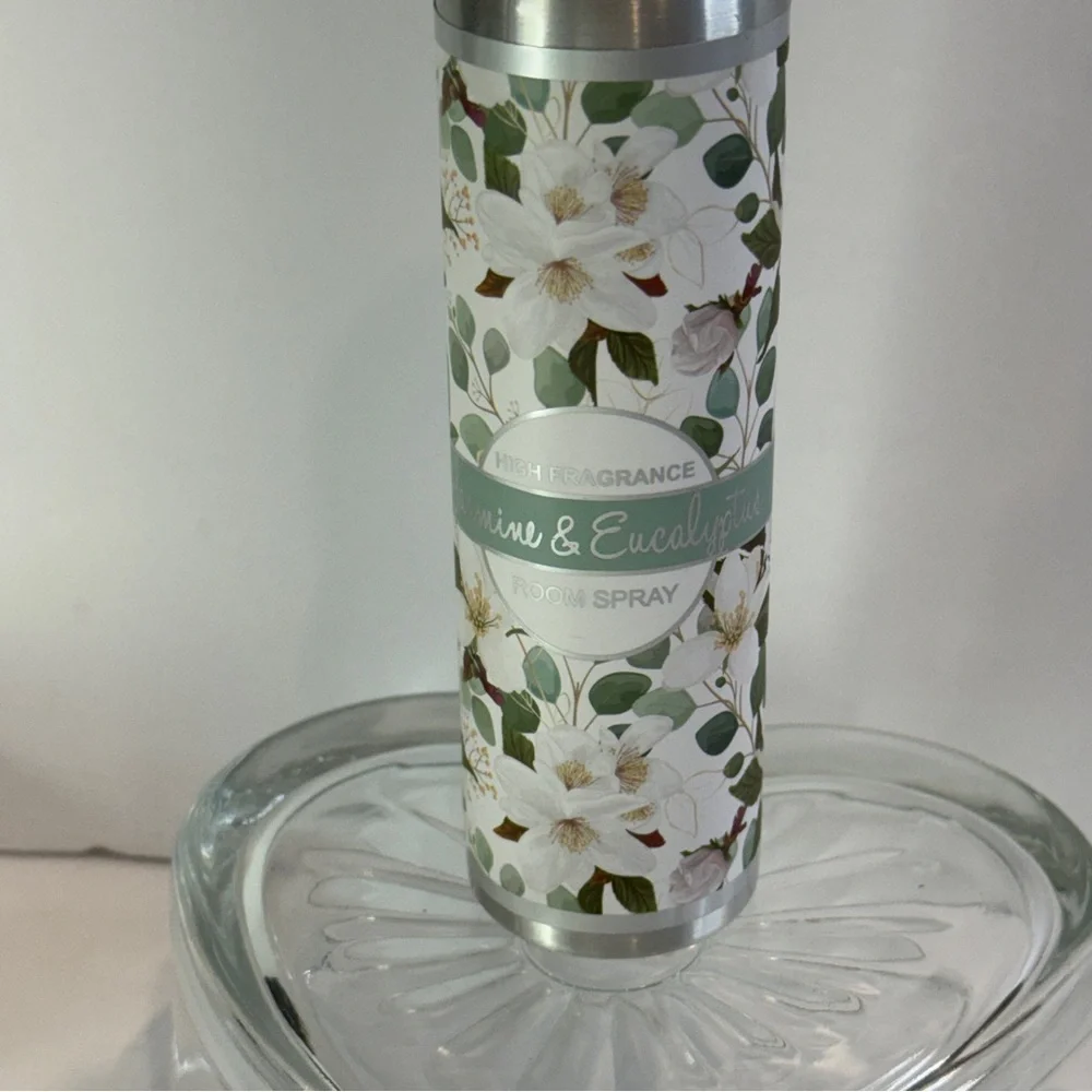 🆕 Jasmine & Eucalyptus Room Spray – Fresh Floral Aromatherapy Mist – 6.34 fl oz